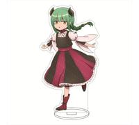 Figura de acrílico Anime Premium para As the Demon King, I have married a slave elf. How should I express my love?, 16cm Figura Anime Soporte de Acrílico De dos caras Colección Juego decoración