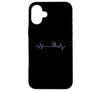 Figura de Aikido Heartbeat Line con Stick Carcasa para iPhone 16 Plus