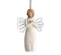Figura de ángel con alas para colgar, Willow Tree, Enesco