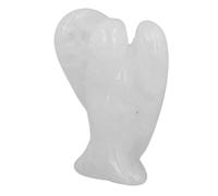 Figura de ángel de Cristal, Estado de ánimo Calmante, que Trae Fuerza, Tamaño de Bolsillo del ángel de la Guarda 2 para el Hogar (Cuarzo claro)
