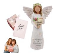 Figura de ángel para mamá, regalo de cumpleaños significativo para mamá, hermoso recuerdo para el día de la madre, Navidad o aniversario, elegante regalo de decoración del hogar