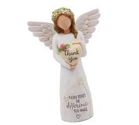 Figura de ángel para mujer, elegante recuerdo decorativo para ocasiones de agradecimiento, agradecimiento al profesor, cuidadores, enfermeras, compañeros de trabajo, empleados y decoración de Acción