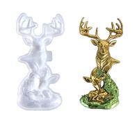Figura de animal de resina, decoración duradera y viva, linda colección de animales, decoración de jardín de casa, arte, decoración de jardín de casa, adornos artísticos