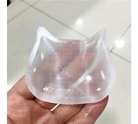 Figura De Animal Tallada A Mano Con Forma De Cabeza De Gato De Piedra Natural Artesanía Energética Decoración Del Hogar Como Regalo
