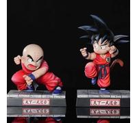 Figura de Anime Dragon Ball Z, Son Goku, Kuririn, Super Saiyan Goku, Figuras de Acción de PVC, Colección de Modelos de Juguetes, Regalos 2pcs