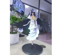 Figura de anime Girl de 30 cm, ltima edici?n limitada de anime japon?s, Overlord IV Albedo Wing Girl Overlord Albedo So-bin, figura de acci?n para adultos, modelo coleccionable, mu?eca de juguete,