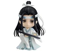 Figura de anime Mo Dao Zu Shi, Wei Wu Xian/LAN Wang Ji, estatua de 10 cm, PVC movible y cambiable, modelo de cara linda y delicada, figura de escritorio para oficina, adorno coleccionable para