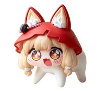 Figura de anime Rosina Luppino lindo juego de dibujos animados personaje | Rossi-chan - Adornos de PVC con aspecto de cachorro blanco