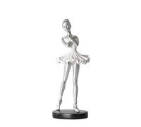 - Figura de bailarina de resina para pequeñas artesanías, ballet danza estatua de bailarina de danza, bailarina estatua decoración del hogar