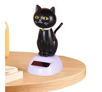 Figura De Baile Impulsada - Cat Baskboard Solar Cat, Adorno De Muñeca Interior | Decoración De Juguetes De Temblor De Juguetes Adecuados Para Adornos De Adornos, Adorno De Cabezal, Decoración, Tablero
