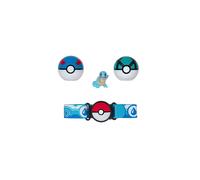 Figura de Batalla Squirtle de 2 Pulgadas con Accesorios Clip ‘N’ Go y Red, Set de Cinturón Schiggy Pokémon PKW3161