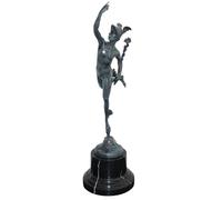 Figura De Bronce Hermes H 43 Cm Mitología Griega Escultura De Bronce