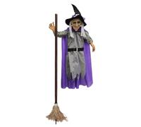 Figura de bruja brillante activada por voz que crea al instante una en tu fiesta de Halloween. ¡Misteriosa e iluminará tu noche festiva! 062054
