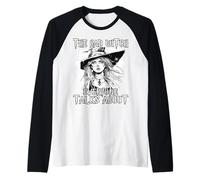 Figura de Bruja Oscura Mujeres Ocultas Magia mística Camiseta Manga Raglan