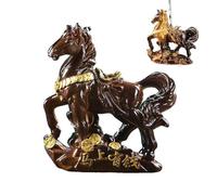 Figura de caballo de té chino que cambia de color, mascota de té de caballo de la suerte con función china cambiante de color activada por calor, año