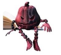 Figura de calabaza, estatua de calabaza de decoración de Halloween - Figura impresa en decoración de mesa Pumpkin Man - Centro de mesa con forma de calabaza, estante de otoño, decoración
