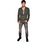 Figura de cartón de Enrique Iglesias (Jacket) a tamaño Real - Decoración para Fiestas, cumpleaños y photocall - Soporte Plegable Incluido