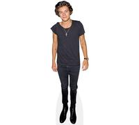 Figura de cartón de Harry E. Styles (Casual) a tamaño Real - Decoración para Fiestas, cumpleaños y photocall - Soporte Plegable Incluido