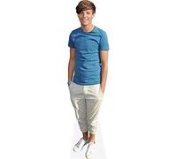 Figura de cartón de Louis Tomlinson (Young) a tamaño Real - Decoración para Fiestas, cumpleaños y photocall - Soporte Plegable Incluido