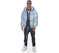 Figura de cartón de Marcus Rashford (Jacket) a tamaño Real - Decoración para Fiestas, cumpleaños y photocall - Soporte Plegable Incluido
