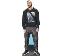 Figura de cartón - Karim Benzema - Sudadera negra - 185 cm - Fan de fútbol