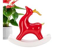 Figura de - cerámica, Estatua de, Recuerdo | Pet de té con Acabado Elegante, navideños para coleccionistas Adolescentes Adultos Escritorio librería de Mantel decoración del hogar