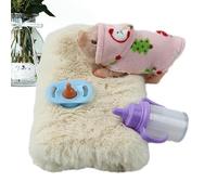 Figura de Cerdo Falso, Estilo renacer, Silicona elástica, Acabado, tamaño de Bolsillo, Modelo para estimulación sensorial, Juego calmante del estrés, Acento Decorativo, colección novedosa