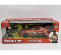 Figura De Chainsaw Man Y Toyota Supra 1995 Escala 1:24 Jada 253255086 35181
