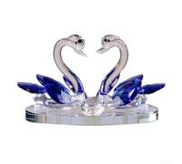 Figura de cisne para interiores del hogar, mejora tu espacio con elegantes opciones de decoración (azul)