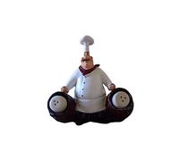 Figura de Cocina, Escultura de Escritorio Hecha de Resina, Chef Gordo, decoración de Cocina, Escultura de Chef, decoración Vintage, artesanías, Adorno de Resina, decoración Creativa de Cocina, Decora