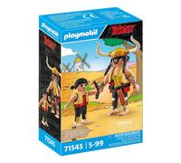 Figura de colección de Playmobil Astérix y Obélix, Soupalognon y Pepe (71545)
