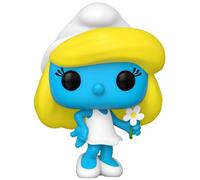 Figura de colección Funko POP Vinilo Pitufina con flor FK79259 (2024)