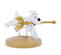 Figura de colección Tintín, Milú con cetro de Ottokar 7cm (42260)