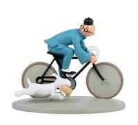 Figura de colección Tintín y Milú en bicicleta El Lotus Azul Colorido (42291)