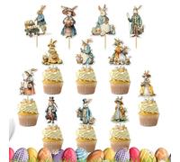 Figura De Conejo Para Tarta 12 Piezas Decoraciones De Animales