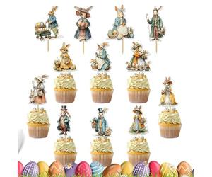 Figura De Conejo Para Tarta 12 Piezas Decoraciones De Animales