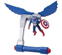 Figura de control de vuelo del Capitn Amrica, Marvel Epic Hero Series Capitn Amrica: Un mundo feliz, a partir de los 4 aos