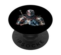 Figura de cuento de hadas de caballero medieval infantil PopSockets PopGrip Adhesivo