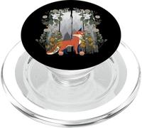Figura de cuento de hadas zorro zorros naturaleza bosque flores niños PopSockets PopGrip para MagSafe
