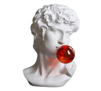 Figura de David de resina - Estatua decorativa de David, escultura de David de burbujas impermeables | Estatua de David de resina única, burbujas soplantes, adornos artesanales multifuncionales