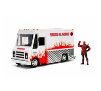 Figura De Deadpool Y Camión De Tacos Marvel 1:24 Escala Jada 99730