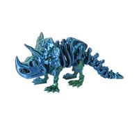 Figura de dinosaurio articulada - Modelo de dinosaurio impreso en 3D, juguete articulado móvil | Adorno de dinosaurio para decoración de escritorio o juguete inquieto para niños y adultos