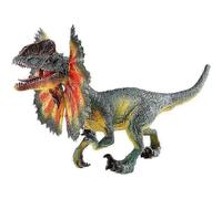 Figura de dinosaurio Dilophosaurus de juguete (1 pieza), con boca móvil, realista y educativa. Ideal