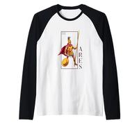 Figura de Dios de la Antigua Grecia - Ares Camiseta Manga Raglan