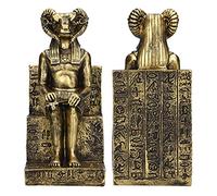 Figura De Dioses Egipcios, Resina Duradera, Resistente Al Desgaste, Textura Transparente, Exquisita Mano De Obra, Estatua De Oveja Egipcia, Miniaturas Decorativas De 5.9 Pulgadas De Alto(Bronze)