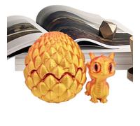 Figura De Dragón Impresa En 3D - Mini Decoración Del Hogar Flexible, Ornamento De Pantalla Contemporánea | Decoración Creativa De Larga Duración Para Sala, Dormitorio, Cocina, Comedor,
