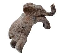Figura de elefante con gancho para florero - Decoración para maceta de flores con animal elefante, macetas de flores fáciles de transportar | Flower Pot Huggers Figura Decorativa Perchero para Pi