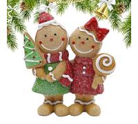 Figura de especias genérica - Decoración de pareja de especias, estatua de alta calidad, figura de vacaciones pintada con amor, perfecta para colocar festivo en un escritorio, una