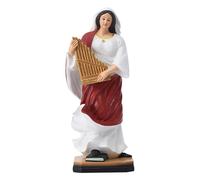 Figura de estatua sagrada - Escultura de resina de música y músicos | Imagen de músicos, estatua religiosa, artesanía de resina para primera comunión o confirmación