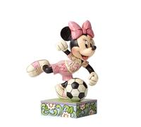 Figura de f tbol de Minnie Mouse con el portero de Disney Traditions de Jim Shore